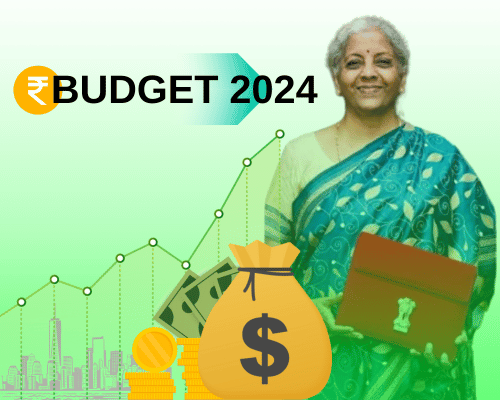 nirmala sitharaman with budget envelope